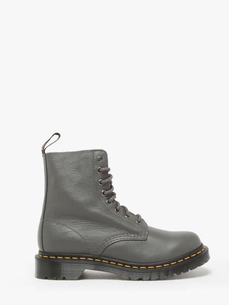 Boots In Leather Dr martens Gray women 31693029