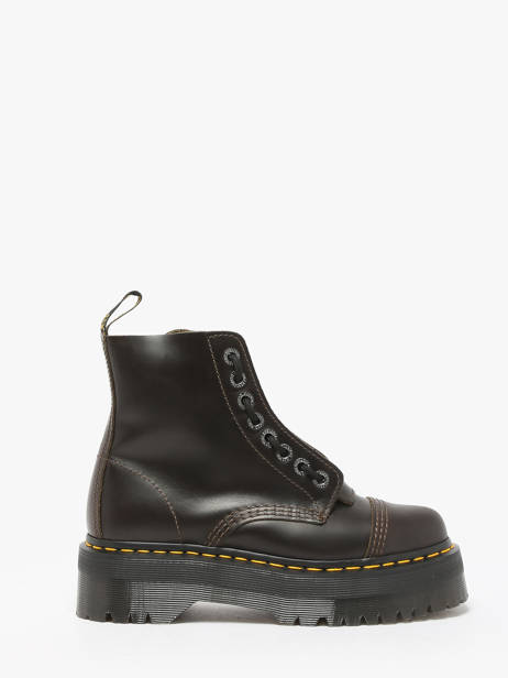 Boots In Leather Dr martens Brown unisex 31993302