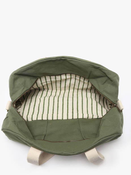 Sac De Voyage Cabine Best Seller Coton Hindbag Vert best seller CHARLIE vue secondaire 3