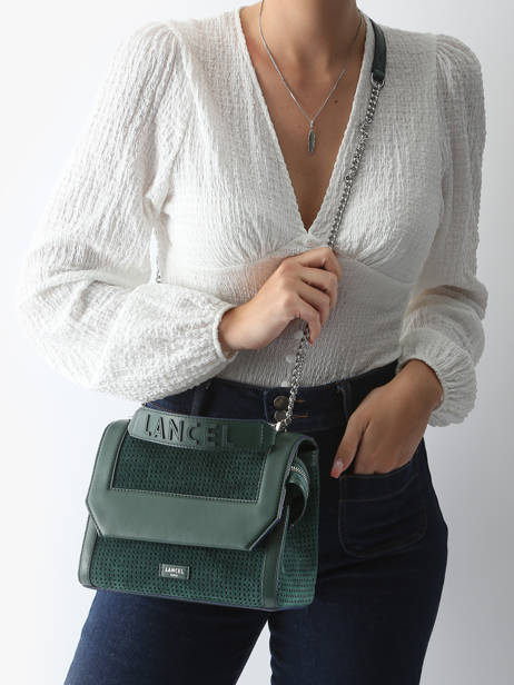 Shoulder Bag Ninon Leather Lancel Green ninon A13182 other view 1