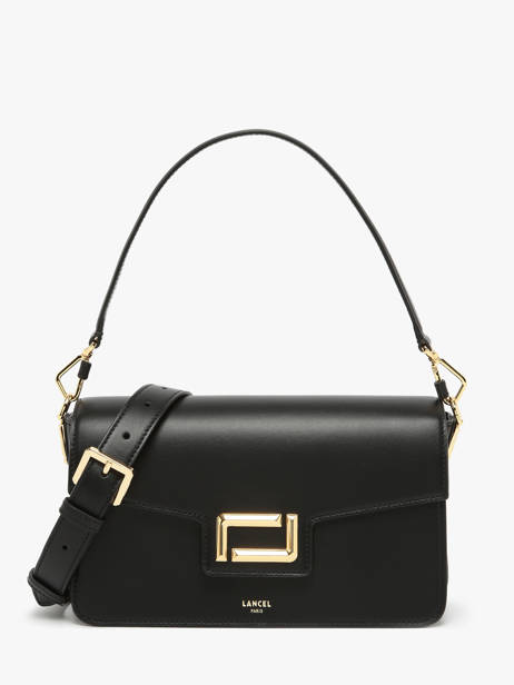 Sac Porté épaule Angele Cuir Lancel Noir angele A13149