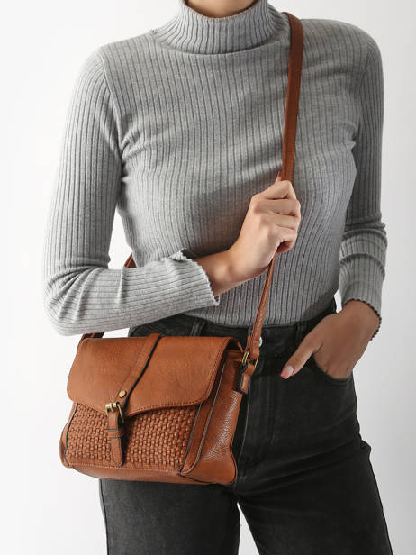 Shoulder Bag Rome Miniprix Brown rome 19355 other view 1