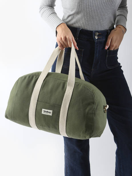 Sac De Voyage Cabine Best Seller Coton Hindbag Vert best seller CHARLIE vue secondaire 1