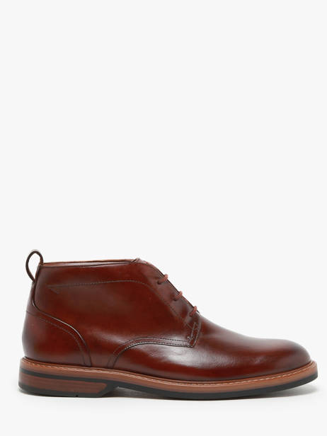 Boots En Cuir Clarks Marron men 26178425