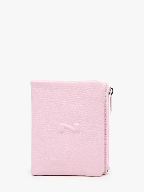 Portefeuille Rallye Cuir Nathan baume Rose original n 476N