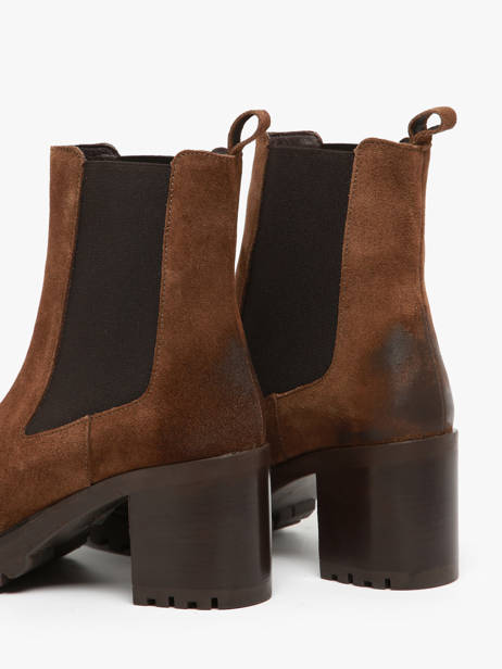 Heeled Boots In Leather We do Brown women CO99899 other view 2