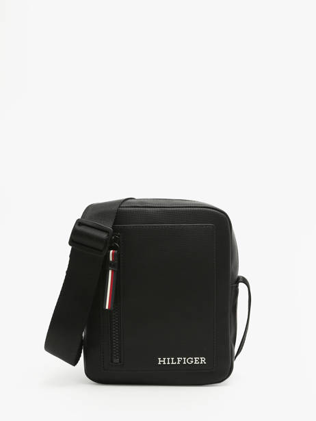 Crossbody Bag Tommy hilfiger Black th pique AM11794