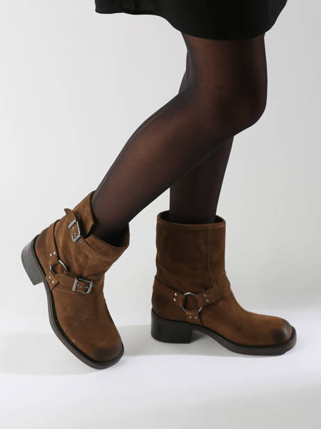 Boots In Leather We do Brown women CO99895 other view 1