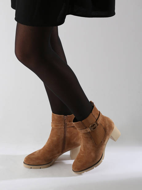 Heeled Boots In Leather Nathan baume Brown women 242N3103 other view 1