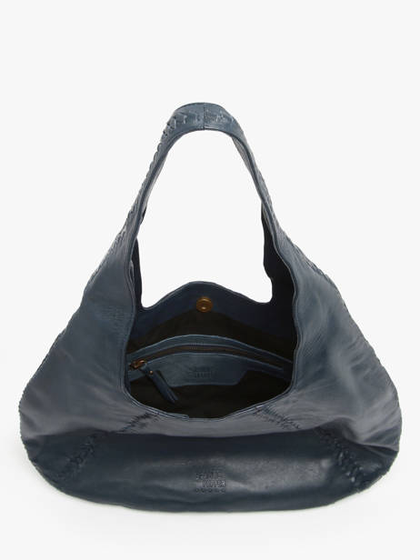 Shoulder Bag Milan Leather Basilic pepper Blue milan BMIL01 other view 3