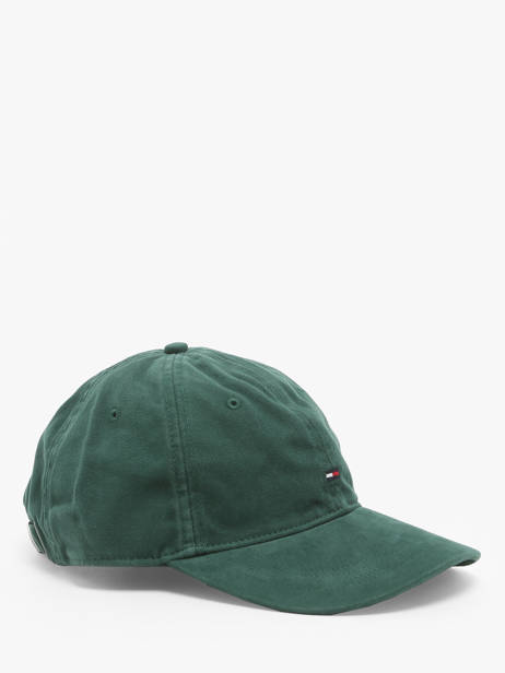 Casquette Tommy hilfiger Vert essential flag AM12531 vue secondaire 1