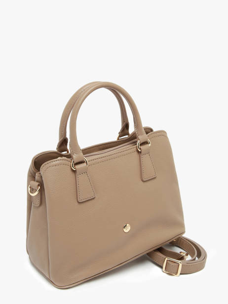 Satchel Luna Leather Hexagona Brown luna 6820082 other view 2