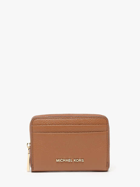 Porte-monnaie Cuir Michael kors Marron jet set T4GJ6Z5L