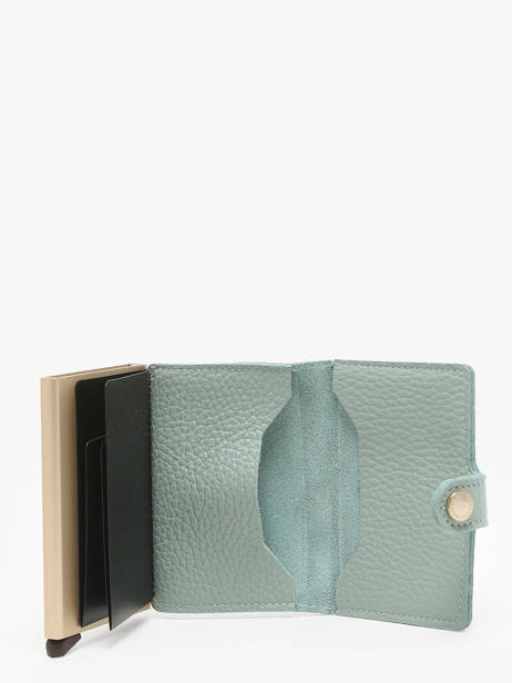Porte-cartes Cuir Secrid Bleu pebble MPE vue secondaire 1