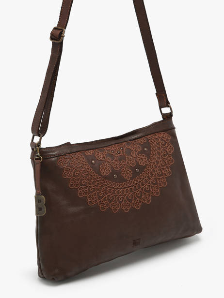 Sac Bandoulière Heritage Cuir Biba Marron heritage BTE16L vue secondaire 1