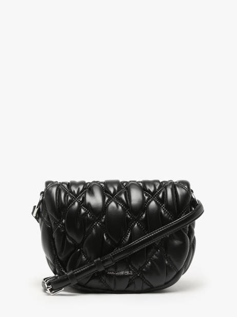 Sac Bandoulière K Signature Karl lagerfeld Noir k signature 246W3008 vue secondaire 3