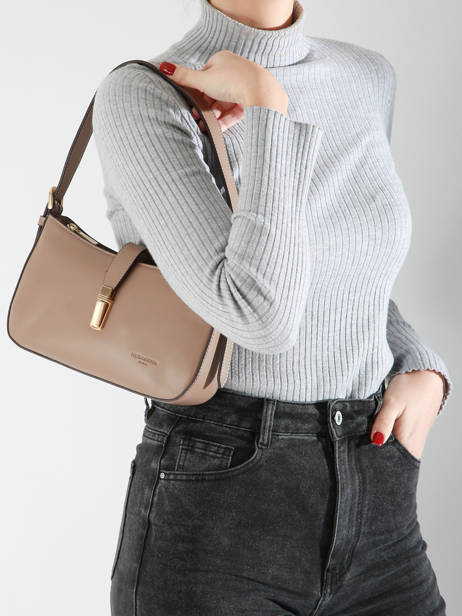 Shoulder Bag Solange Hexagona Beige solange 9620074 other view 1