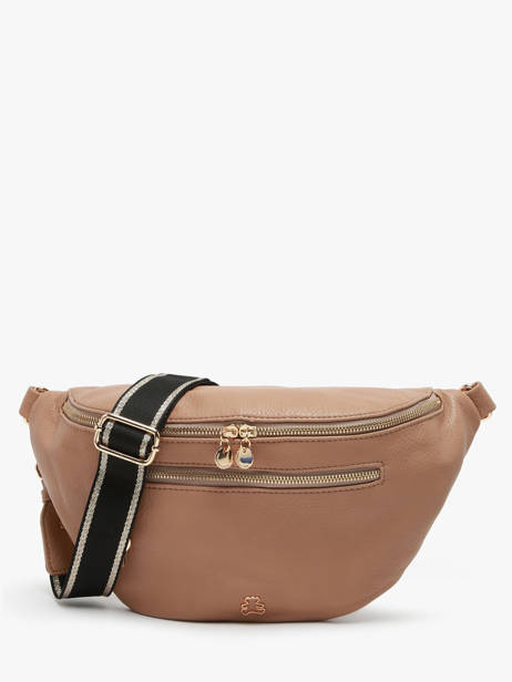 Belt Bag Lulu castagnette Brown zip VICK