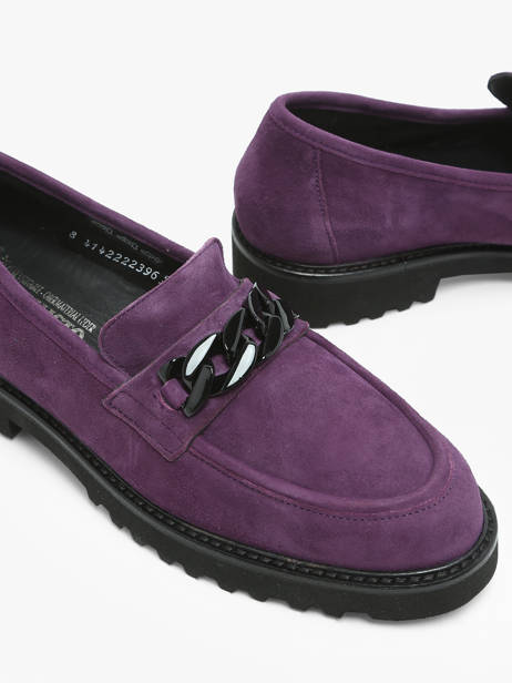 Mocassins Salka En Cuir Mephisto Violet women P5145806 vue secondaire 2