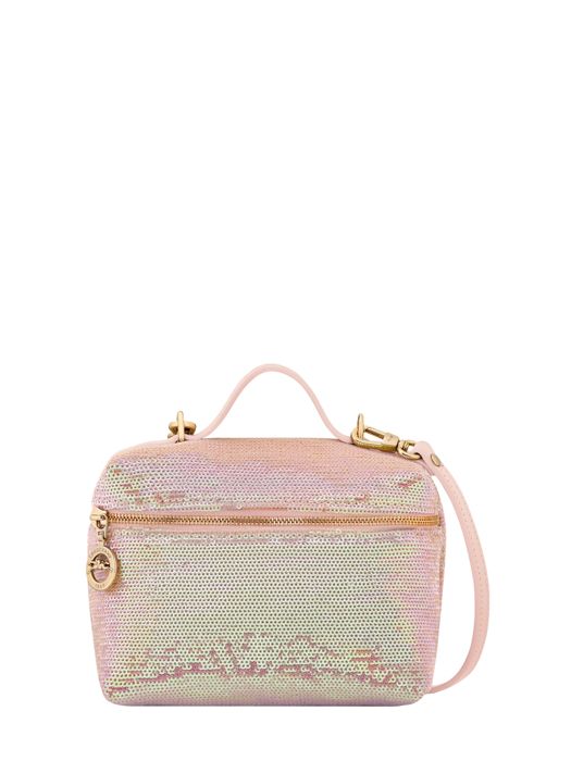 Longchamp Le pliage paillettes Messenger bag Pink