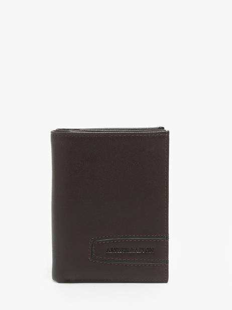 Leather Léon Wallet Arthur & aston Brown leon 800