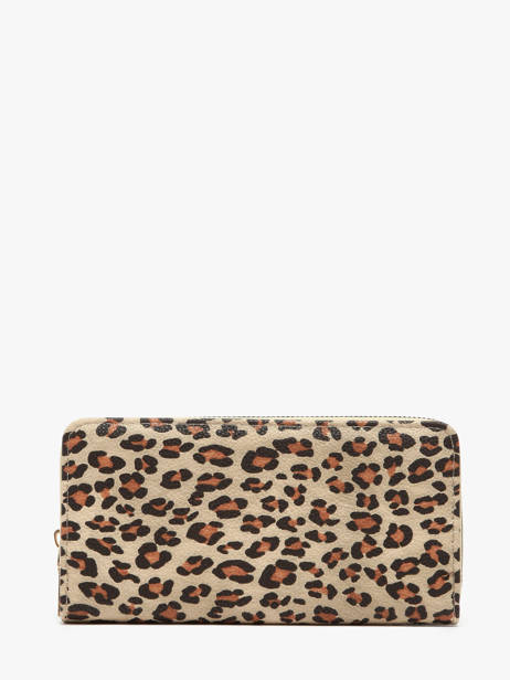 Wallet With Card Holder Miniprix Beige leopard 78SM2652