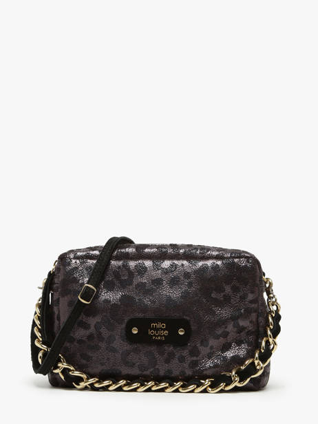 Crossbody Bag Sl2 Leopard Mila louise Black sl2 leopard 23673SL2