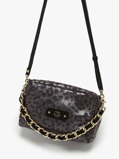 Crossbody Bag Sl2 Leopard Mila louise Black sl2 leopard 23673SL2 other view 2