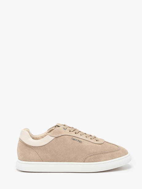 Sneakers In Leather Calvin klein jeans Beige women 24360HP