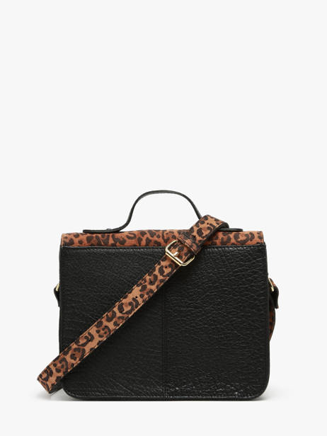 Sac Bandouliere Leopard Paul marius Brown leopard GEORGLEO other view 4