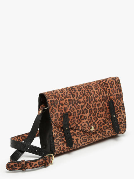 Crossbody Bag Indispensable Leopard Paul marius Brown leopard INDISLEO other view 2