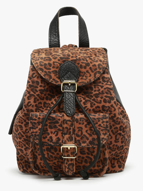 Backpack Paul marius Brown leopard BAROULEO