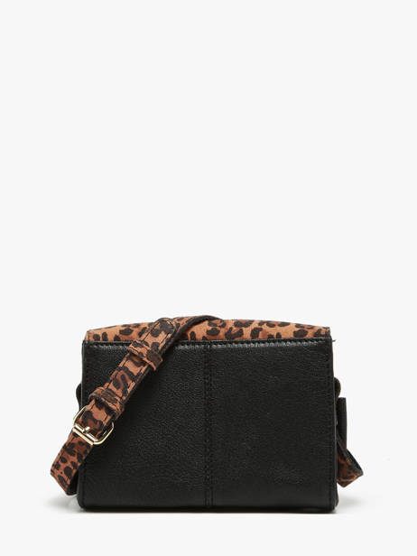 Leather Crossbody Bag Mini Leopard Paul marius Brown leopard MINILEO other view 4