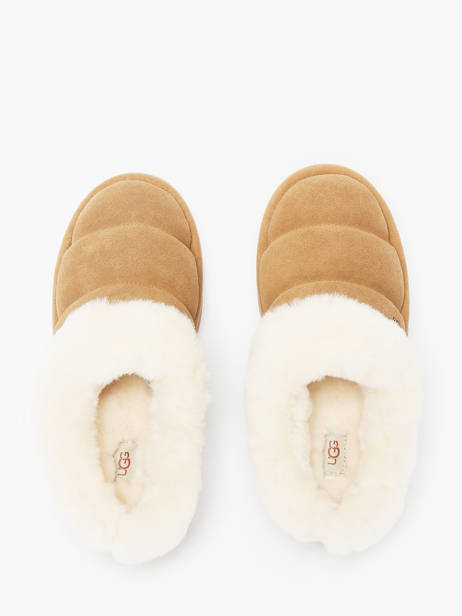 Slippers In Leather Ugg Beige women 1146390 other view 3