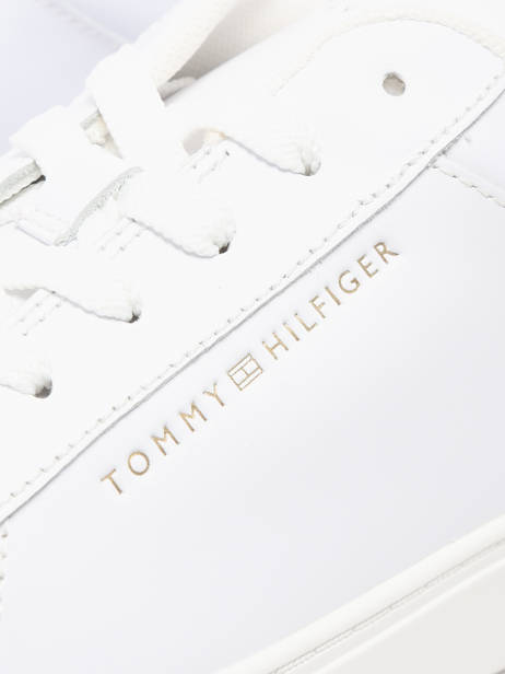 Sneakers In Leather Tommy hilfiger White women 8320YBS other view 2