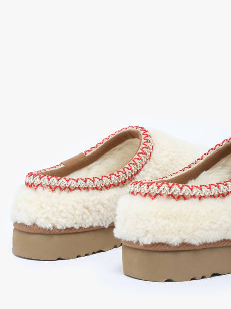 Slippers In Leather Ugg Beige women 1158356 other view 2