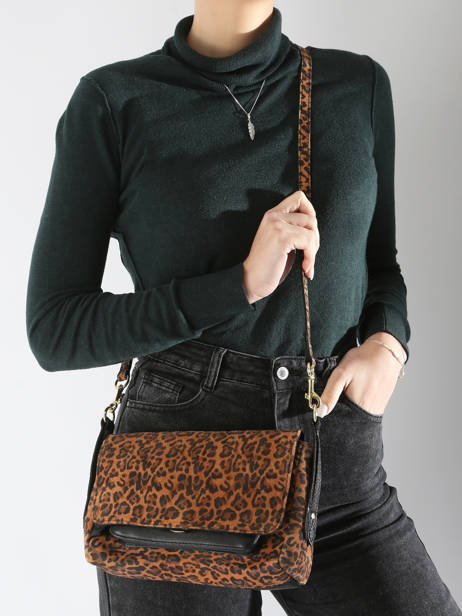 Crossbody Bag Leopard Paul marius Brown leopard DIANSLEO other view 1