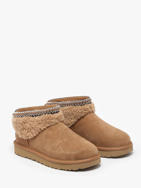 Boots In Leather Ugg Beige women 1158263 other view 1