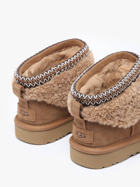 Boots In Leather Ugg Beige women 1158263 other view 2