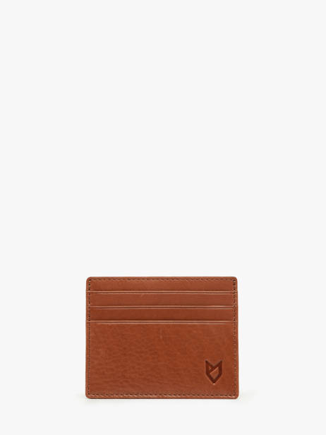Card Holder Leather Yves renard Brown bovino 192