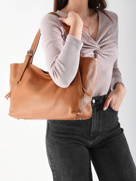 Handbag Caviar Leather Milano Brown caviar CA24066 other view 1