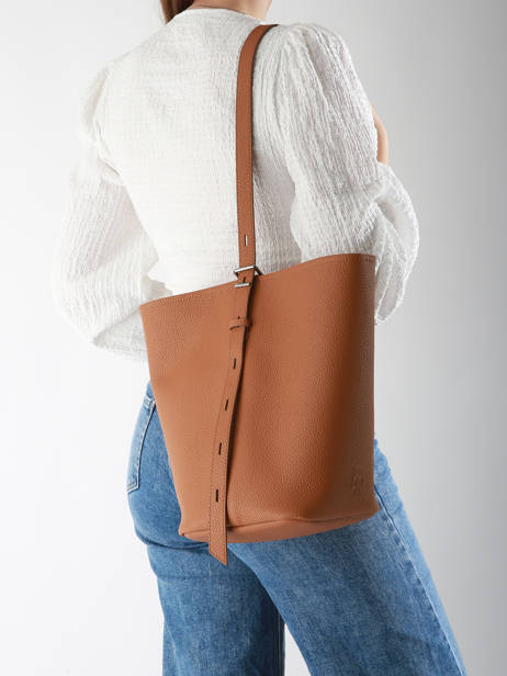 Shoulderbag Backpack M Cavalier Leather Etrier Brown cavalier ECLR126M other view 2