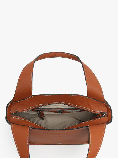 Shoulder Bag M Foudre Leather Etrier Brown foudre EFOD107M other view 3