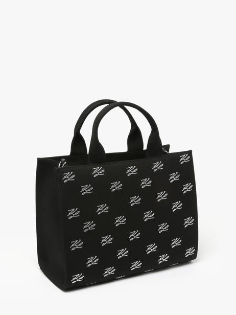 Sac Bandoulière K Autograph Coton Karl lagerfeld Noir k autograph A1W50025 vue secondaire 2