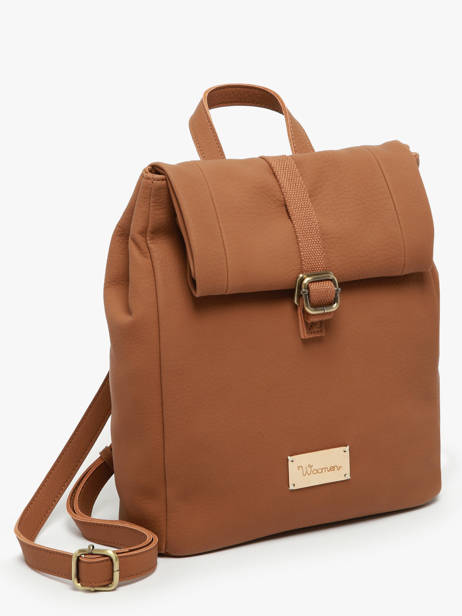 Sac à Dos Muscari Woomen Marron muscari WMUS25 vue secondaire 2