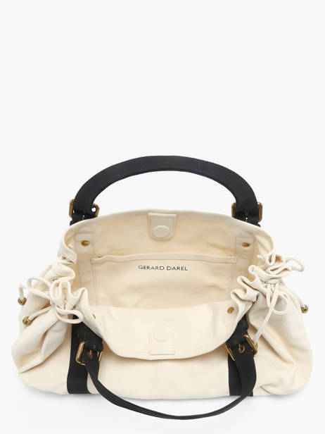 Sac Porté épaule Canvas Coton Gerard darel Blanc canvas DBS01450 vue secondaire 3