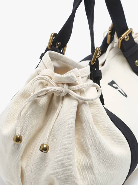 Sac Porté épaule Canvas Coton Gerard darel Blanc canvas DBS01450 vue secondaire 5