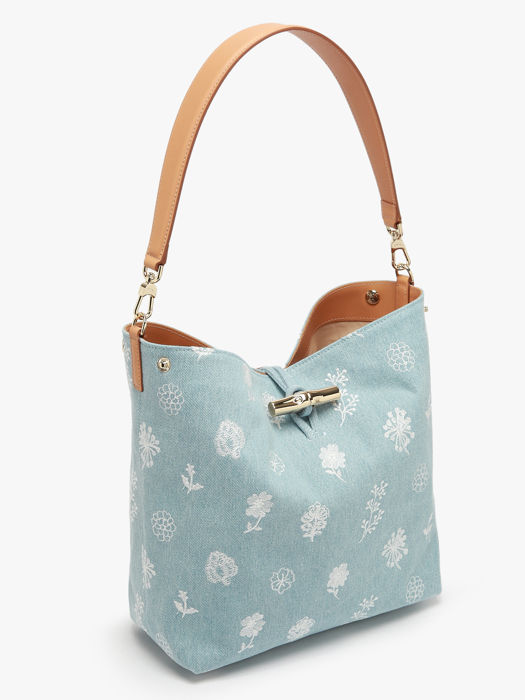 Longchamp Le roseau denim Besaces Bleu