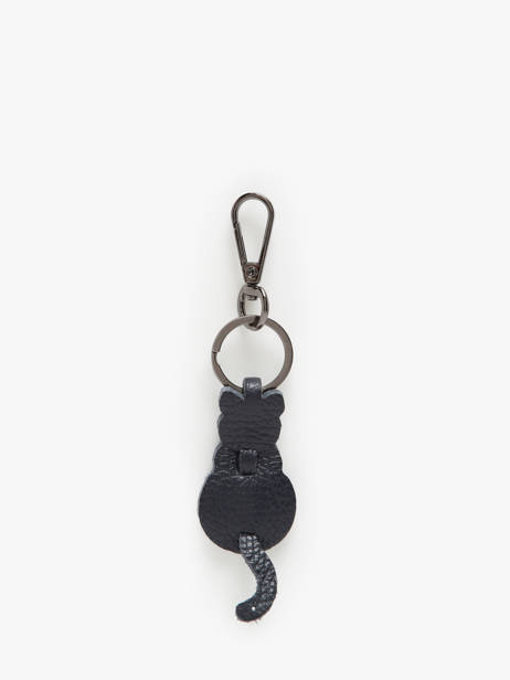 Leather Kitty Keychain Milano Blue caviar CA24125