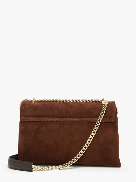 Shoulder Bag Velvet Caviar Leather Milano Brown velvet caviar VC24115 other view 4